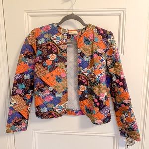 Vintage Open Quilted Cotton Jacket